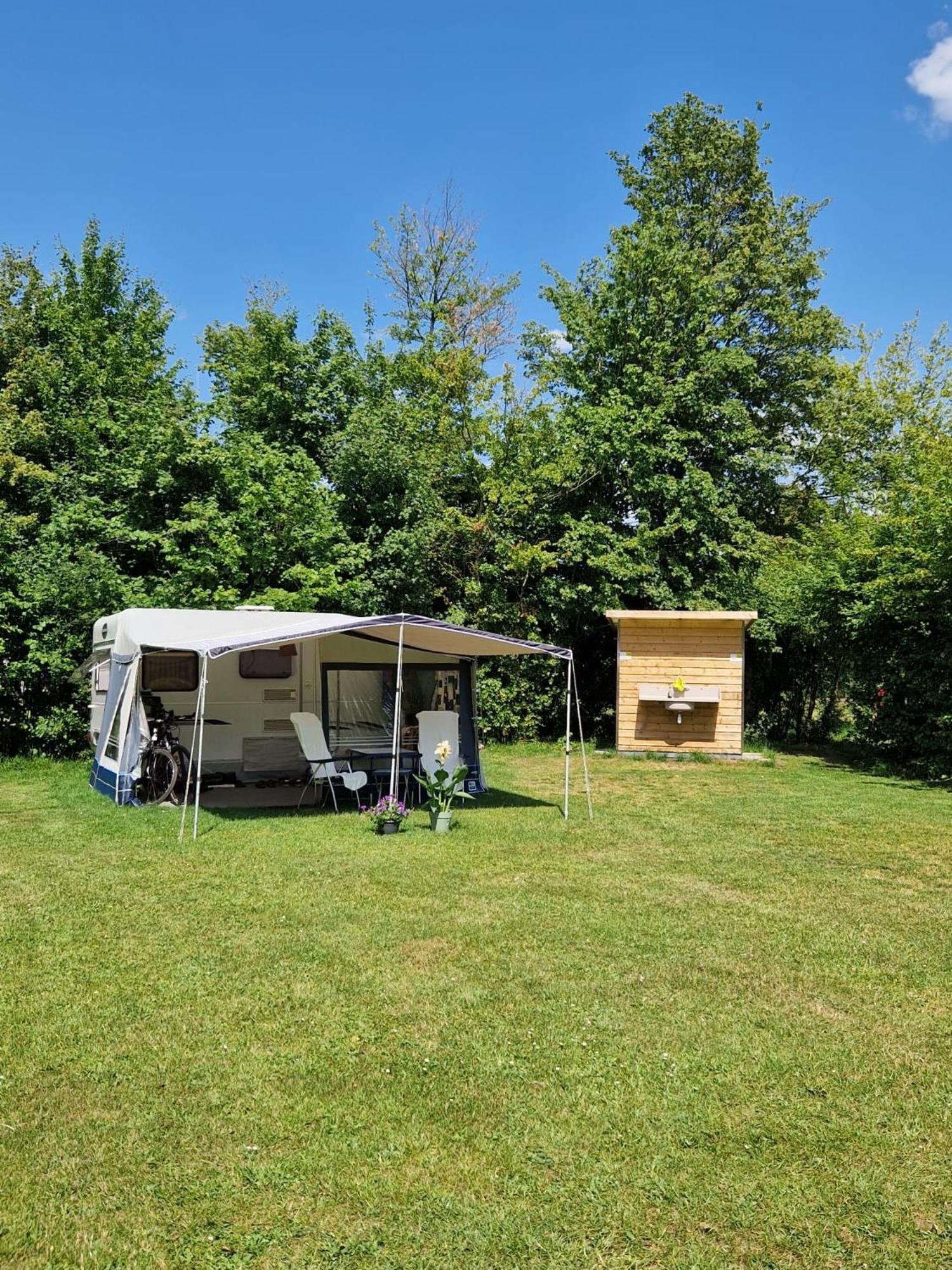 Camping Alkenhaer Appelscha Lege Kampeerplaats Met Prive Sanitair Exterior foto